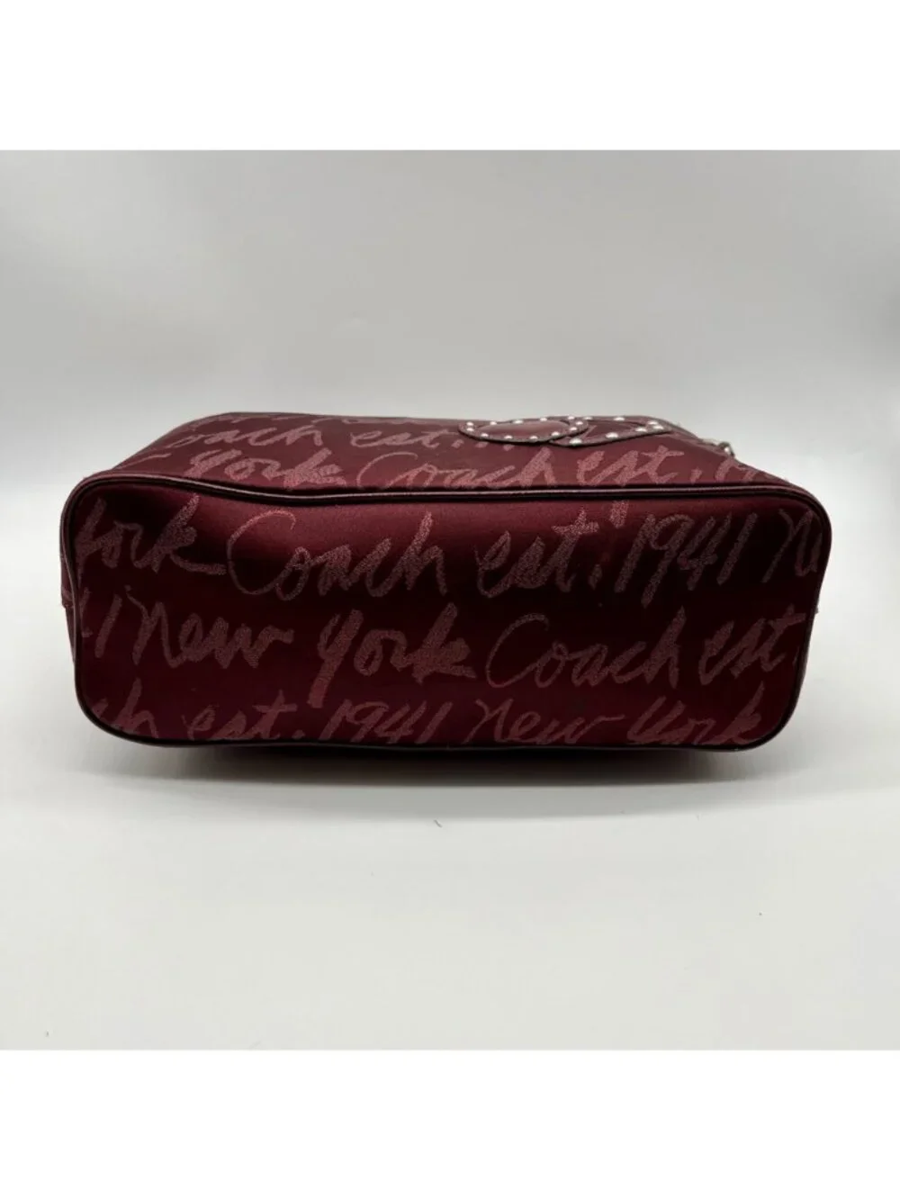 Coach Purple Poppy Lurex Signature F17472 Hobo Bag - Picture 5 of 14